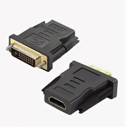 Адаптер переходник HDMI-F/DVI 24+1 M (Черный)