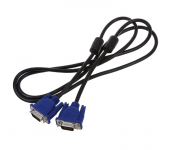 Адаптер переходник VGA-VGA M/M 150см (Черный с синим)