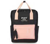 Сумка-рюкзак Poy Phium Design (Черный с розовым)