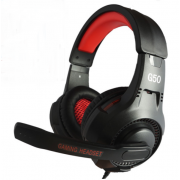 Игровые наушники G50 с микрофоном (Черный с красным)