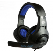 Игровые наушники G50 с микрофоном (Черный с синим)