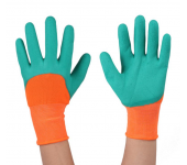Многофункциональные садовые перчатки GARDEN GENIE GLOVES KP-047 (Оранжевый с зеленым)