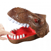 Детская настольная игрушка Crazy Game голова динозавра (Коричневый)