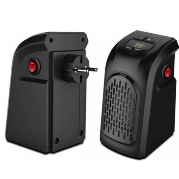 Портативный мини электрообогреватель Handy Heater 400W с пультом TV-299-P (Черный)