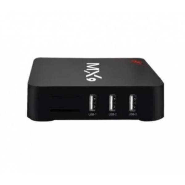 Смарт приставка ТВ MX9 Smart Box TV Android 8GB 128GB (Черная)