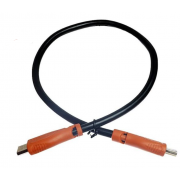 Кабель HDMI-HDMI M-M CCS 0.5м резиновый (Черный с красным)