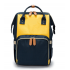 Сумка-рюкзак для мам (Синий с желтым)