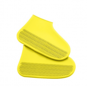 Водонепроницаемые многоразовые бахилы от дождя и грязи для защиты обуви, размер L (Желтый)