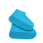 Водонепроницаемые многоразовые бахилы от дождя и грязи для защиты обуви, размер L (Синий)