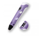 3D ручка 3DPen 2 с дисплеем облегченный корпус (Фиолетовая)