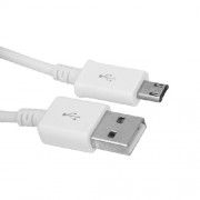 USB кабель с функцией заряда micro USB (Белый)