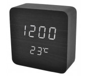 Настольные цифровые часы-будильник VST-872S (черные)
