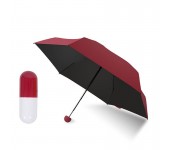 Зонт в капсуле (бордовый)