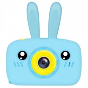 Детский цифровой фотоаппарат камера в форме зайчика (Синий)