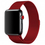 Ремешок Milanese Loop для Apple Watch 38 40 мм (Красный)