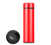 Бутылка-термос с датчиком температуры Smart Cup LED (Красная)