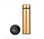 Бутылка-термос с датчиком температуры Smart Cup LED (Золотая)