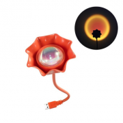 Светодиодный USB ночник Красный закат (Оранжевый)