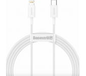 Кабель Baseus USB 2.0 USB-C - Lightning 1,5м CATLYS-B02 (Белый)