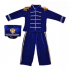 Детский маскарадный костюм Гусара размер S (Синий)