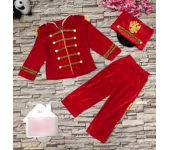 Детский маскарадный костюм Гусара размер S (Красный)