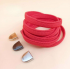 Эластичные шнурки без завязок с металлическим наконечником (Красные)