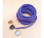 Эластичные шнурки без завязок с металлическим наконечником (Фиолетовые)