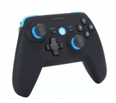 Игровой беспроводной Bluetooth геймпад X1 (Черно-голубой)