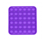 Сенсорная квадратная игрушка для детей Pop It (Фиолетовая)