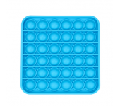 Сенсорная квадратная игрушка для детей Pop It (Синяя)