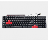 Клавиатура MRM-POWER KB-102XE (Черно-красная)