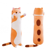 Игрушка обнимашка «Котик» 70 см (Рыжая)