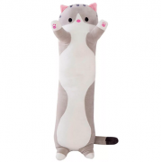 Игрушка обнимашка «Котик» 90 см (Серая)