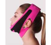 Повязка-бандаж для коррекции овала лица (Розовая)