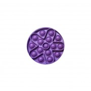 Сенсорная игрушка-антистресс Pop it Fidget с пузырьками (Фиолетовая)