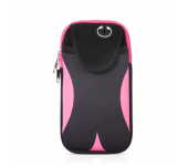 Спортивная сумка для телефона на руку (Розовая)
