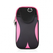 Спортивная сумка для телефона на руку (Розовая)