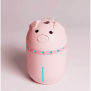 Увлажнитель воздуха Mini Pig со светодиодной подсветкой (Розовый)