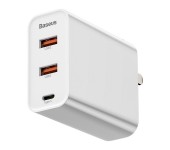 Сетевое зарядное устройство Baseus PPS three output quick charger 60W CN CCFS-F02 (Белый)