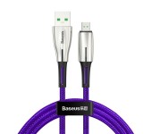 Кабель Baseus Waterdrop Cable USB For Micro 4A 1m CAMRD-B05 (Фиолетовый)