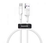 Кабель Baseus Double-ring Huawei quick charge cable USB For Type-C 5A 0.5m CATSH-A02 (Белый)