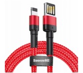 Кабель Baseus Cafule Cable USB For iP 2.4A 1m CALKLF-G09 (Красный)