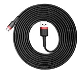 Кабель Baseus cafule Cable USB For Micro 2A 3m CAMKLF-H91 (Красно-черный)