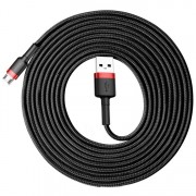 Кабель Baseus cafule Cable USB For Micro 2A 3m CAMKLF-H91 (Красно-черный)