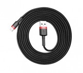 Кабель Baseus cafule Cable USB For lightning 1.5A 2M CALKLF-C19 (Красно-черный)