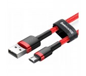 Кабель Baseus cafule Cable USB For Micro 2.4A 1M CAMKLF-B09 (Красно-красный)