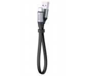 Кабель Baseus Simple HW Quick Charge Charging Data Cable USB For Type-C 40W 23cm CATMBJ-BG1 (Серо-черный) 