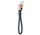 Кабель Baseus Simple HW Quick Charge Charging Data Cable USB For Type-C 40W 23cm CATMBJ-BV3 (Сине-золотой)
