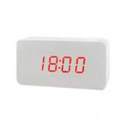 Настольные цифровые часы-будильник VST-863 (белые)