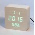Настольные цифровые часы-будильник VST-872S (белые)